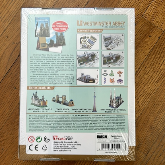 NIB Westminster Abbey 3D puzzle - Picture 2 of 3